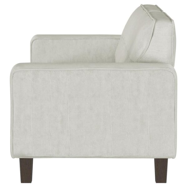 Deerhurst Upholstered Track Arm Tufted Sofa Greige by Coaster Furniture