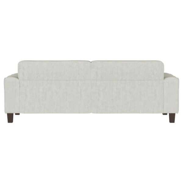 Deerhurst Upholstered Track Arm Tufted Sofa Greige by Coaster Furniture