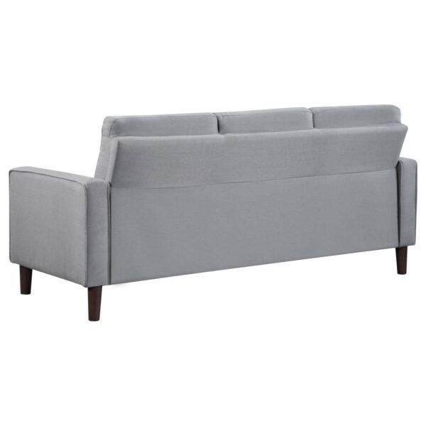 Bowen Upholstered Track Arm Tufted Sofa Gray by Coaster Furniture