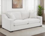 Ashlyn Fabric Upholstered Track Arm Sofa Sand by Coaster Furniture 9