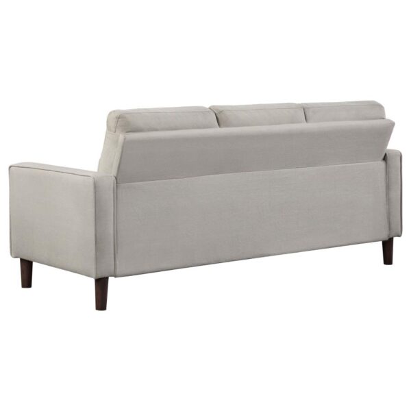 Bowen Upholstered Track Arm Tufted Sofa Beige By Coaster Furniture - Image 2