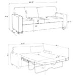 Simpson Contemporary Gray Sleeper Sofa by Coaster Furniture