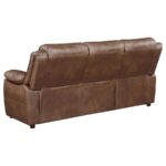 Ellington Upholstered Padded Arm Sofa Dark Brown by Coaster Furniture 12
