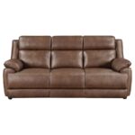 Ellington Upholstered Padded Arm Sofa Dark Brown by Coaster Furniture 9