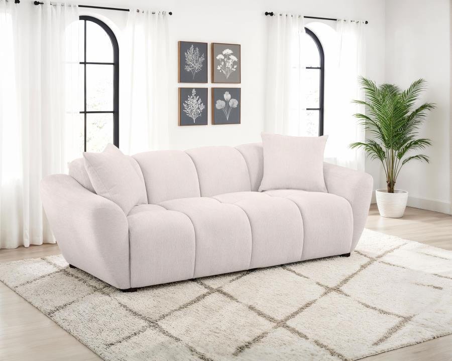 Destino Chenille Upholstered Splayed Arm Sofa Greige By Coaster Furniture Luxury Living Room Furniture Mobilia Cleopatra 3 Destino Chenille Upholstered Splayed Arm Sofa Greige By Coaster Furniture 3