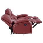 Camila Upholstered Motion Reclining Sofa Red By Coaster Furniture 12