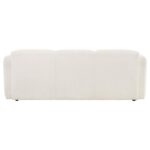 Dorset Fabric Upholstered Round Track Arm Sofa White by Coaster Furniture 11