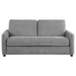 Rylie Upholstered Sofa Sleeper with Queen Mattress Gray by Coaster Furniture 14