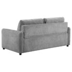 Rylie Upholstered Sofa Sleeper with Queen Mattress Gray by Coaster Furniture 12