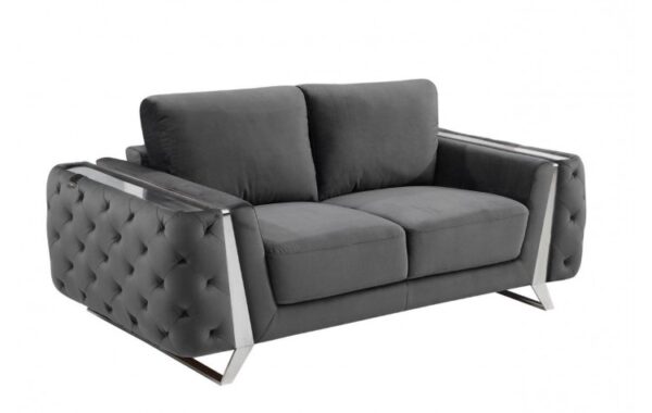 1051 Velvet Fabric DivanItalia Loveseat By GU Furniture 18