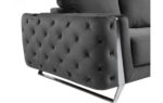 1051 Velvet Fabric DivanItalia Loveseat By GU Furniture Luxury Loveseats Mobilia Cleopatra 26 1051 Velvet Fabric DivanItalia Loveseat By GU Furniture 26