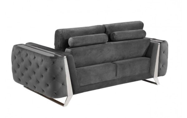 1051 Velvet Fabric DivanItalia Loveseat By GU Furniture 19