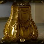 9Pcs Handmade Gold Marvel Dining 25