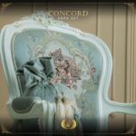 5Pcs Handmade Pearl Mint Green Concord Sofa Set 27
