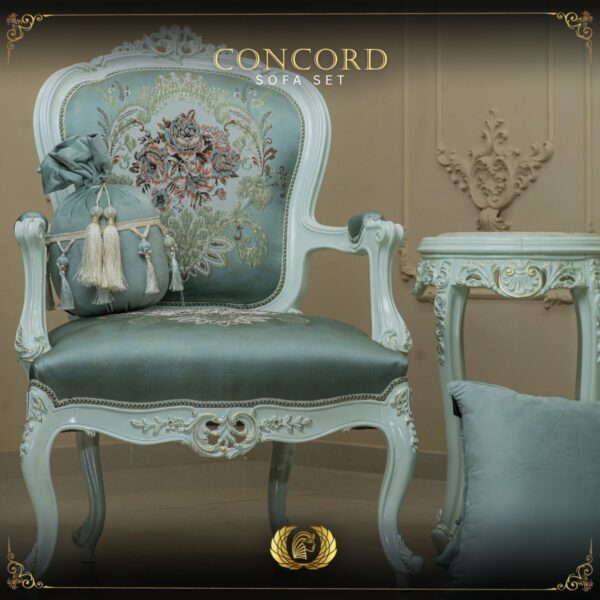 Handmade Pearl Mint Green Concord Chair 2 12