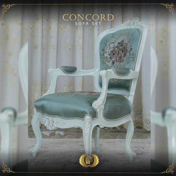 Handmade Pearl Mint Green Concord Chair 2 10