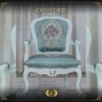 5Pcs Handmade Pearl Mint Green Concord Sofa Set 28