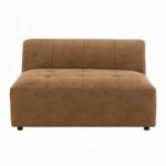 Zoey Modular – Armless Chair in Chocolate Suede LV05391 By ACME 16