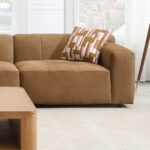 Zoey Modular – RF Arm Chair with Pillow in Chocolate Suede LV05392 By ACME 22