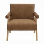 Zoey Accent Chair in Oak Finish AC03801 By ACME 18