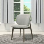 Mallin Side Chair in Gray Chenille DN03656 By ACME 9