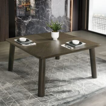 Mallin Dining Table in Walnut Finish DN03655 By ACME 6