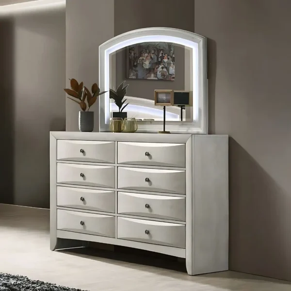Ramondi Landis Dresser in Antique White Finish BD05285 By ACME - Image 4