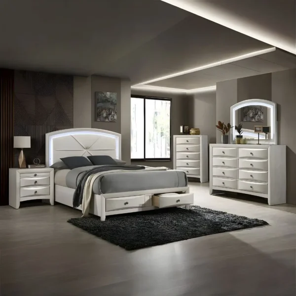 Ramondi Landis Dresser in Antique White Finish BD05285 By ACME - Image 3