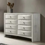Ramondi Landis Dresser in Antique White Finish BD05285 By ACME
