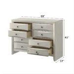 Ramondi Landis Dresser in Antique White Finish BD05285 By ACME - Image 2