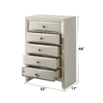 Ramondi Landis Chest in Antique White Finish BD05286 By ACME - Image 2