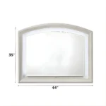 Ramondi Landis Mirror in Antique White Finish BD05284 By ACME - Image 2