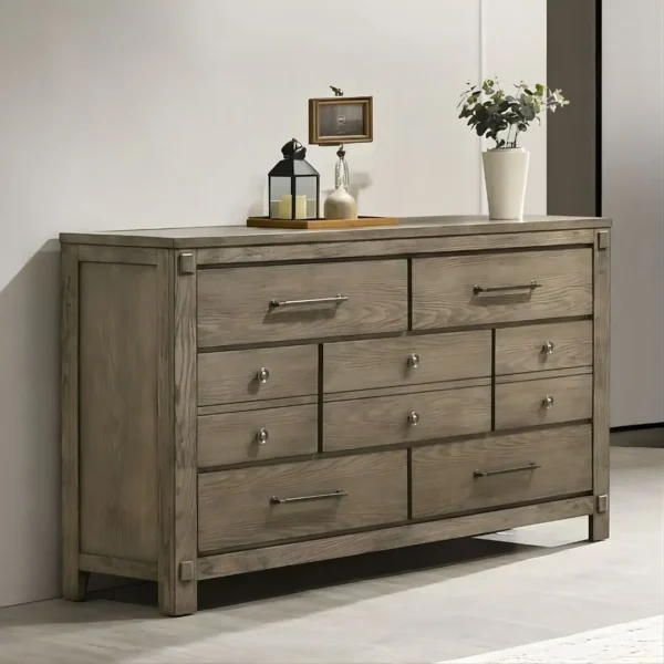 Colton Antique White Oak Finish Dresser BD05295 By ACME - Image 2