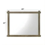 Colton Antique White Oak Finish Mirror BD05294 By ACME - Image 2