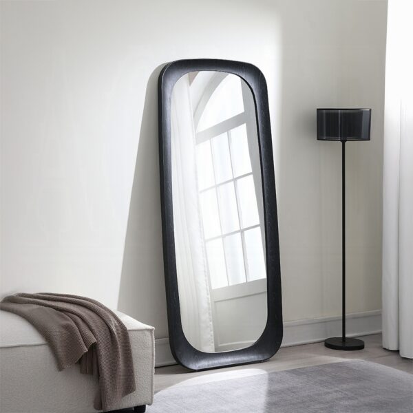 Izusa Black Framed Wall Mirror AC03022 By ACME 5