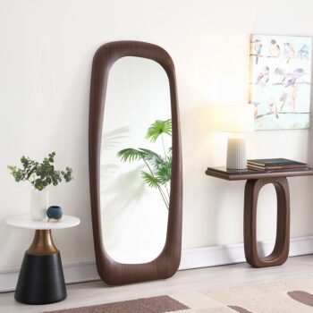 Dana Walnut Framed Wall Mirror AC03024 By ACME