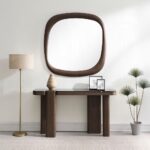 Dana Console Table in Black & Dark Walnut Finish AC03091 By ACME Luxury Bedroom Dressers & Mirrors Mobilia Cleopatra 14 Dana Console Table in Black & Dark Walnut Finish AC03091 By ACME 14