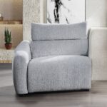 Fullar Light Gray Power Recliner LV03310 By ACME Sectional Sofas Mobilia Cleopatra 13 Fullar Light Gray Power Recliner LV03310 By ACME 13