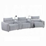 Fullar Light Gary Modular Power Motion Armless Recliner LV03312 By ACME Recliners Mobilia Cleopatra 21 Fullar Light Gary Modular Power Motion Armless Recliner LV03312 By ACME 21