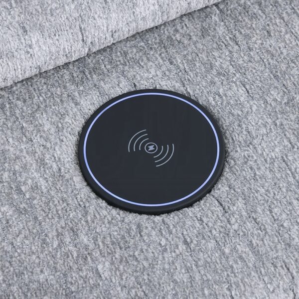 Fullar Light Gary Modular Console with Wireless Charger LV03313 By ACME 15