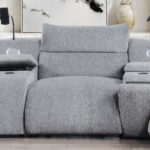 Fullar Light Gary Modular Power Motion Armless Recliner LV03312 By ACME Recliners Mobilia Cleopatra 17 Fullar Light Gary Modular Power Motion Armless Recliner LV03312 By ACME 17