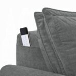 Eaden Gray Power Sectional Sofa with Sleeper LV03575 By ACME 18