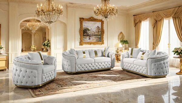 Adelpha Sofa Glam Beige Sofa FM67002BG-SF by Furniture of America 6