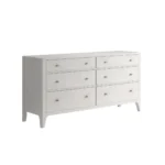 Dove Gray Six‑Drawer Dresser