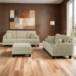 Moretaine Beige Corduroy Sofa SL6932BG-SF-PK by Furniture of America 19