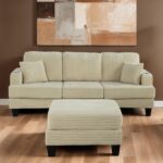 Moretaine Beige Corduroy Sofa SL6932BG-SF-PK by Furniture of America 15