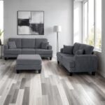 Moretaine Contemporary Dark Gray Sofa SL6932DG-SF-PK by Furniture of America 8
