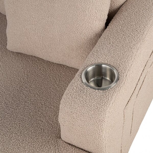 Cinderford SL6936BG-SF-PK Contemporary Beige Sofa by Furniture of America 11