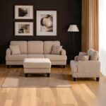 Cinderford SL6936BG-SF-PK Contemporary Beige Sofa by Furniture of America 14