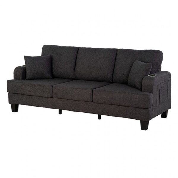 Cinderford Contemporary Dark Gray Sofa SL6936DG-SF-PK by Furniture of America 9